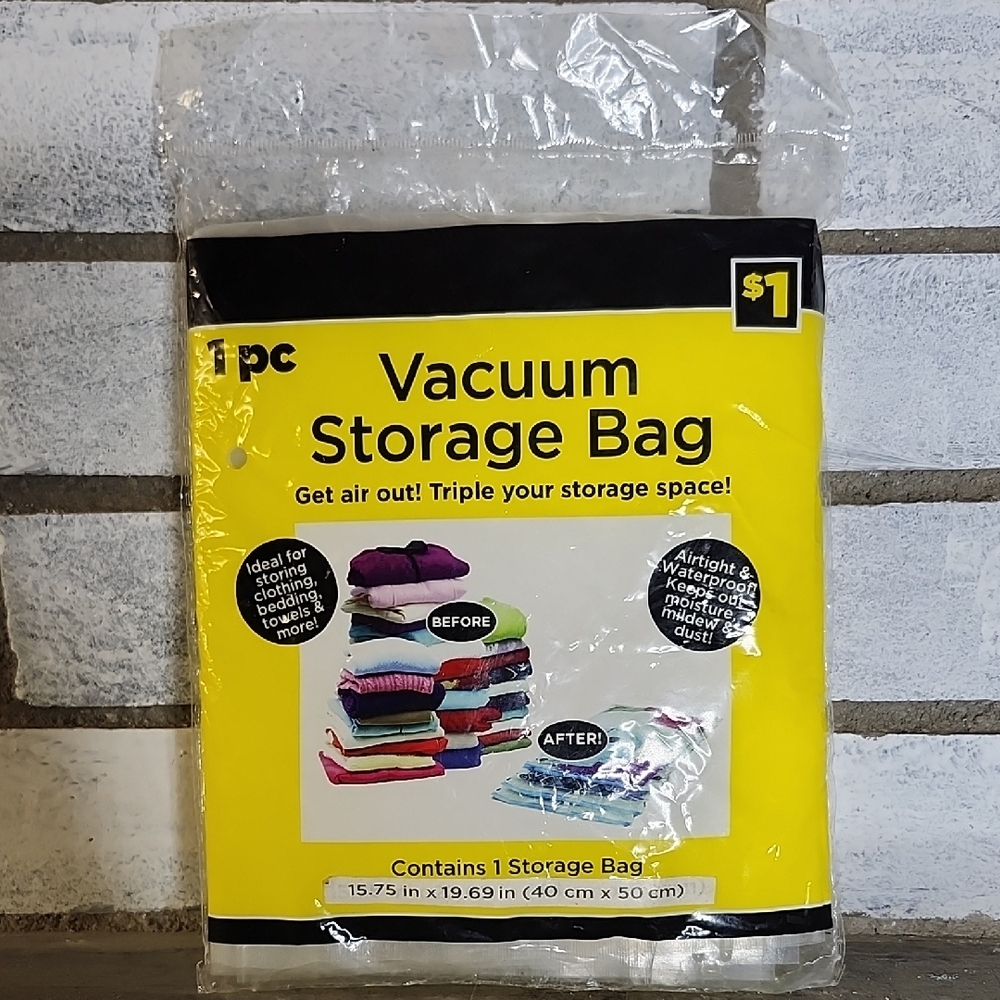 New Vacuum Storage Bag - Yellow